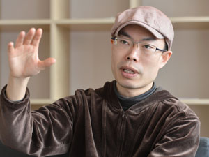 にしたいと話す宮治勇輔さん＝東京都港区で