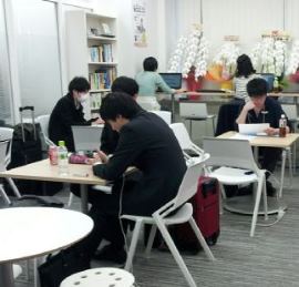 就活で上京した学生らが利用するセカンドキャンパス（ユニバースクリエイト提供）