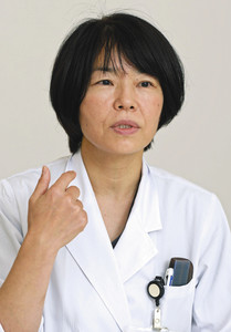 さいたま赤十字病院・呼吸器内科副部長の天野雅子さん＝さいたま市内で